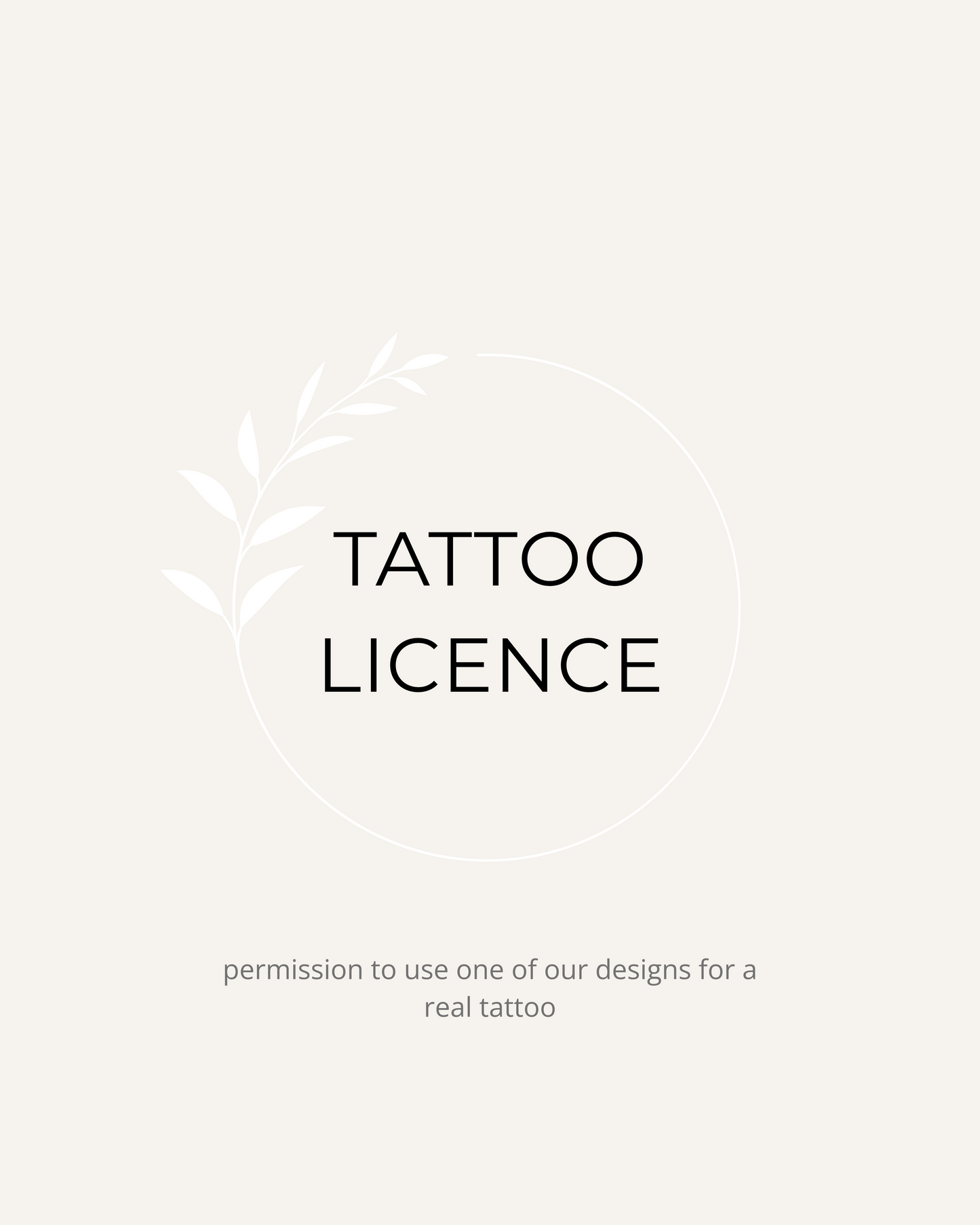 Tattoo Licence