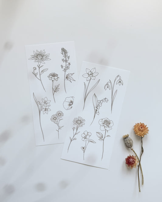 Birth Flower Pack: January to December